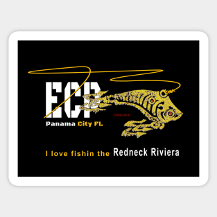 Panama Beach USA, Redneck Riviera Fishing Sticker